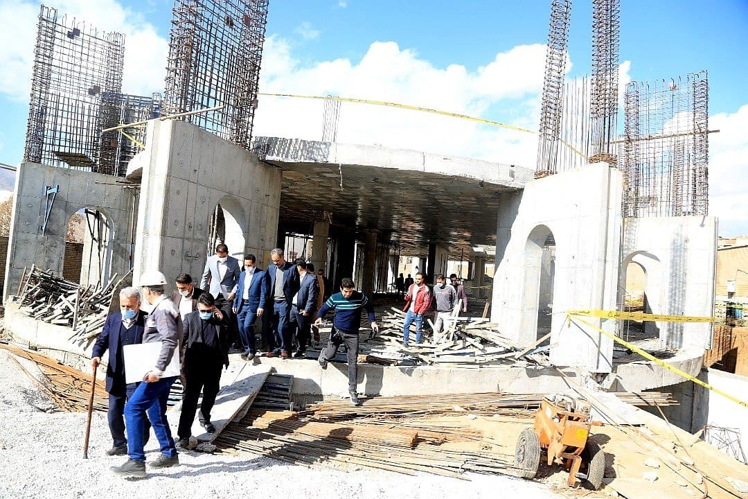بازدید رئیس سازمان نظام مهندسی ساختمان کشور از آخرین وضعیت ساختمان جدید سازمان نظام مهندسی لرستان